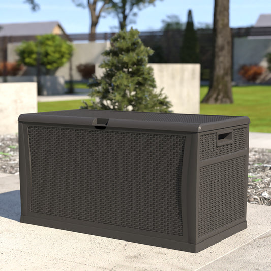 Flash Furniture, QT-KTL-4023GY-GG, Patio Storage