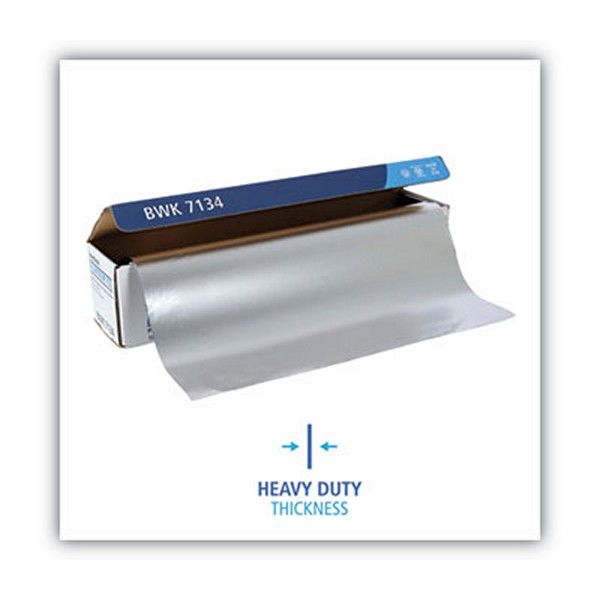 Boardwalk® Heavy-Duty Aluminum Foil Roll, 18" X 500 Ft