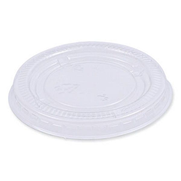 Boardwalk® Souffle/portion Cup Lids, Fits 2 Oz Portion Cups, Clear, 2,500/carton