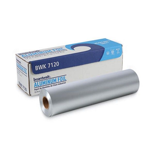 Boardwalk® Heavy-Duty Aluminum Foil Roll, 12" X 500 Ft