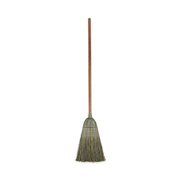 Boardwalk® Warehouse Broom, Yucca Corn Fiber Bristles, 56" Overalll Length, Natural, 12/carton