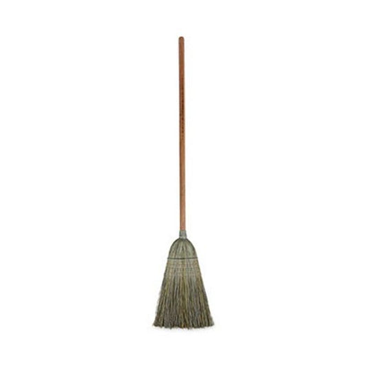 Boardwalk® Warehouse Broom, Yucca Corn Fiber Bristles, 56" Overalll Length, Natural, 12/carton