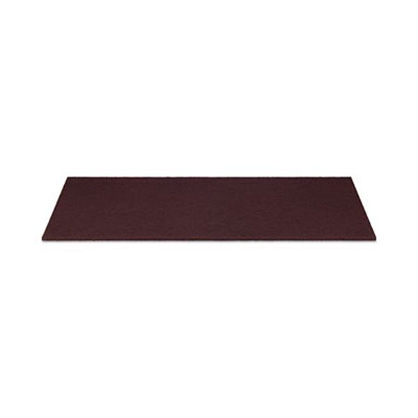 Boardwalk® Boardwalk Deep Scrub Pads, 28 x 14, Maroon, 10/Carton