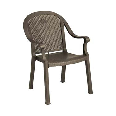 Grosfillex, US720037, Chair, Armchair, Stacking, Outdoor