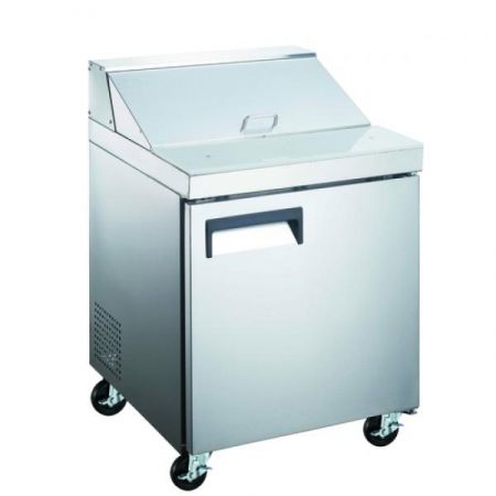 Eco Series GRSL-1D Refrigerated Salad/sandwich Prep Table, 1-section, 27-1/2"w X 29-1/2"d, 6 Cu. Ft.