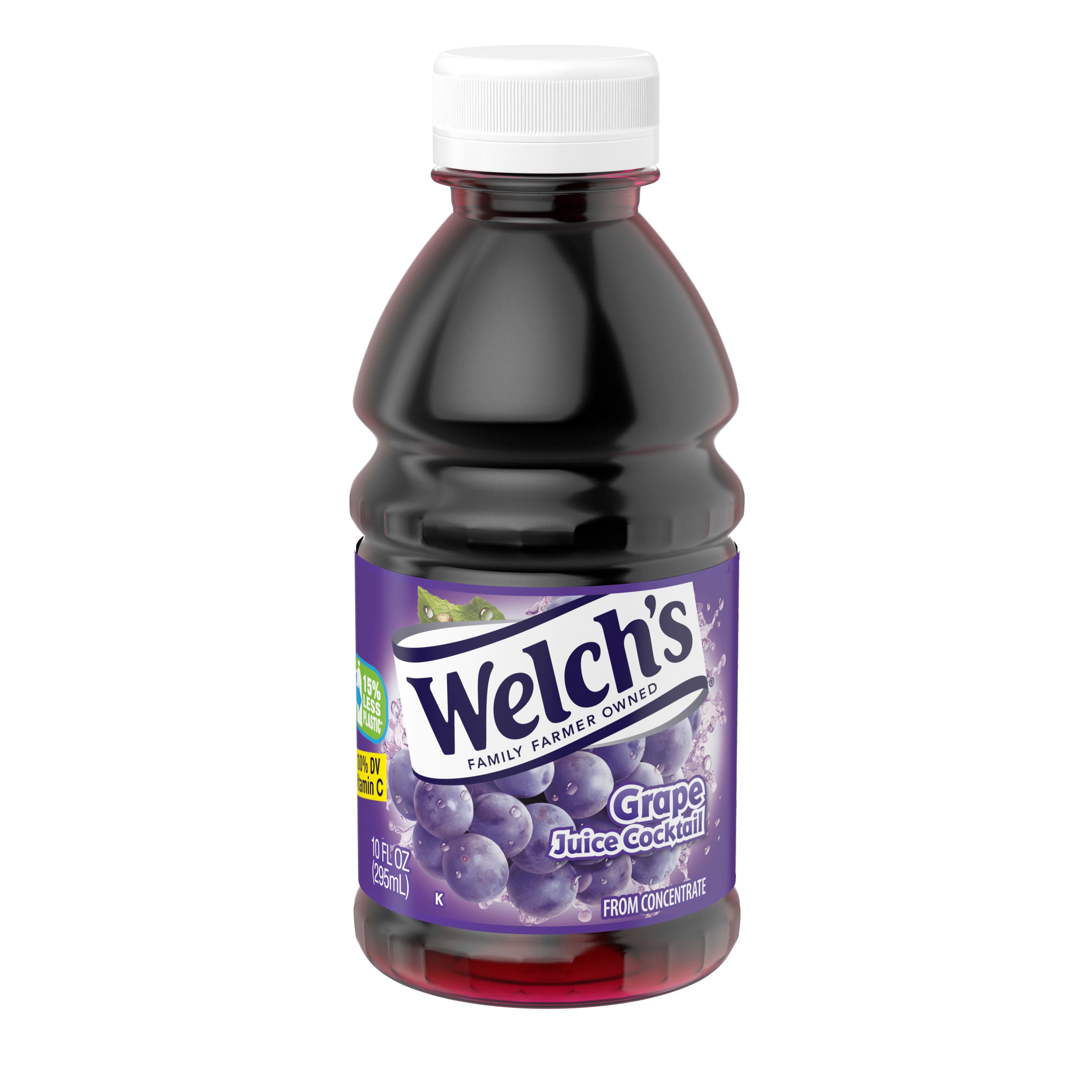 Welch's Fl Juice Cocktail Grape 10 Fluid Ounce - 24 Per Case