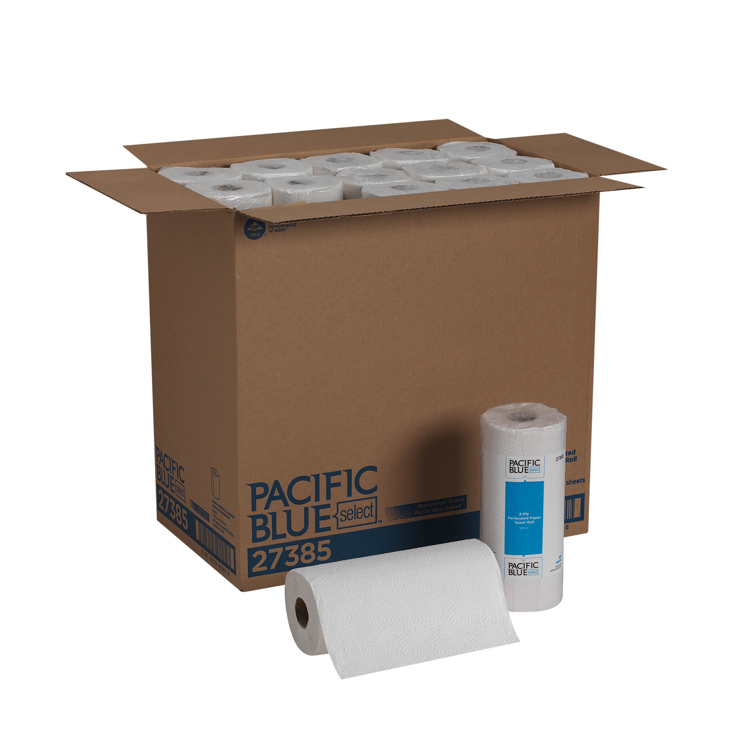 Pacific Blue Select(R) 2-Ply Perforated Paper Towel Roll (Previously Preference(R))  White  30 Rolls