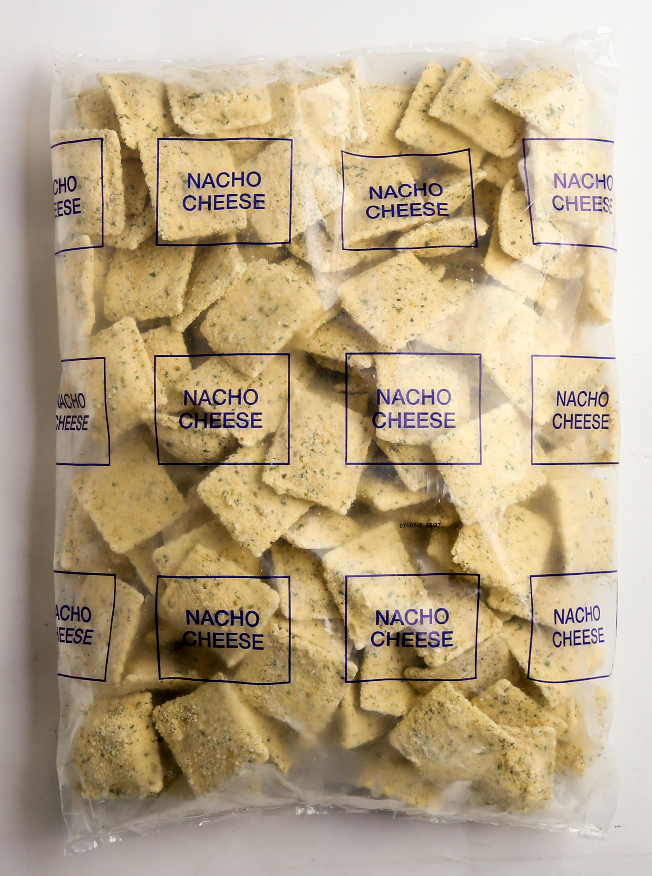 Louisa Foods Two Inch Breaded Nacho Cheese Jalapeno Ravioli Appetizer 5 Pound Each - 2