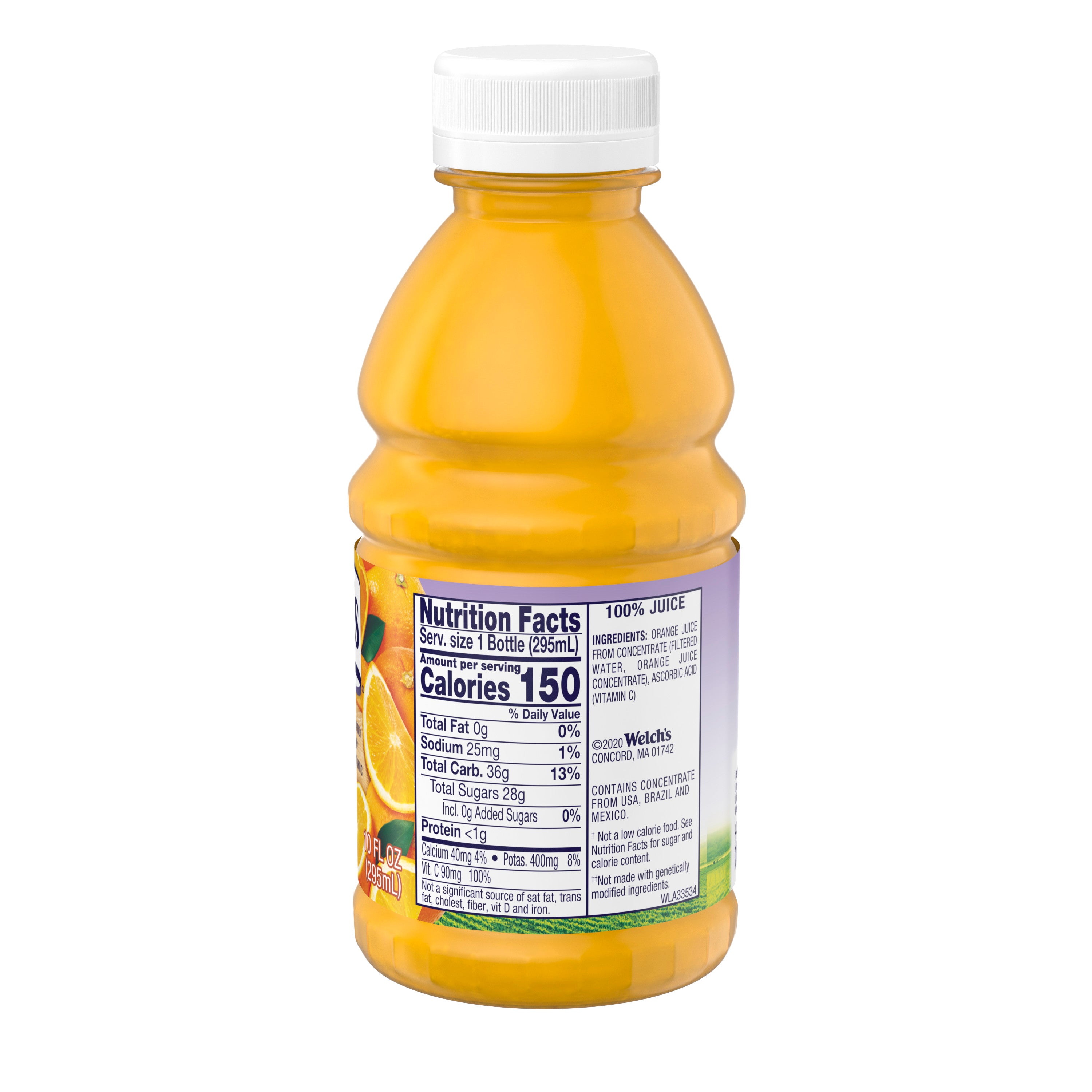 Welch's Fl Juice Orange 10 Fluid Ounce - 24 Per Case