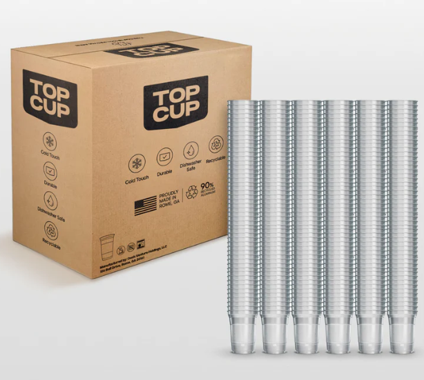 Top Cup Bulk Stealth Logo 24 Oz, 30 Each, 15 Per Case, 450 Total