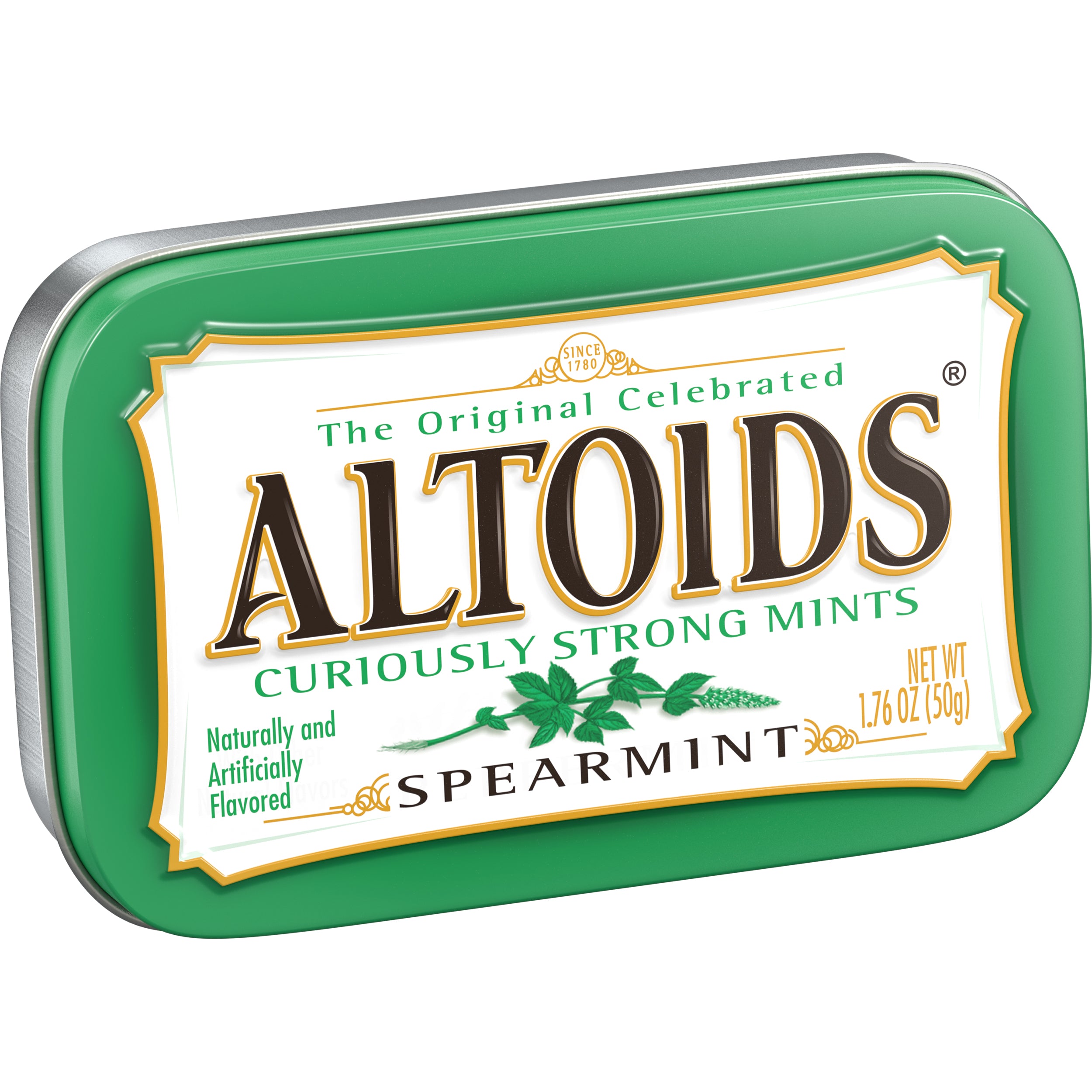 Altoids Mints Spearmint 1.76 Ounce Size - 144 Per Case