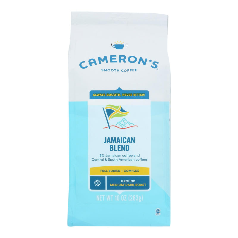 Cameron's Specialty Coffee Premium Jamaica Blue Mountain Blend Ground Coffee Beans  - Case of 6 - 10 Ounce