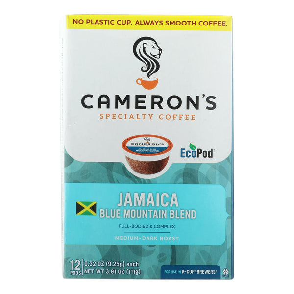 CameronﾒS Specialty Coffee, Jamaican Blue Mountain Blend  - Case of 6 - 12 Count