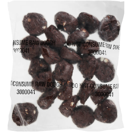 Tollhouse Triple Chocolaty Chip Cookie Dough 22.498 Pound Each - 1 Per Case.