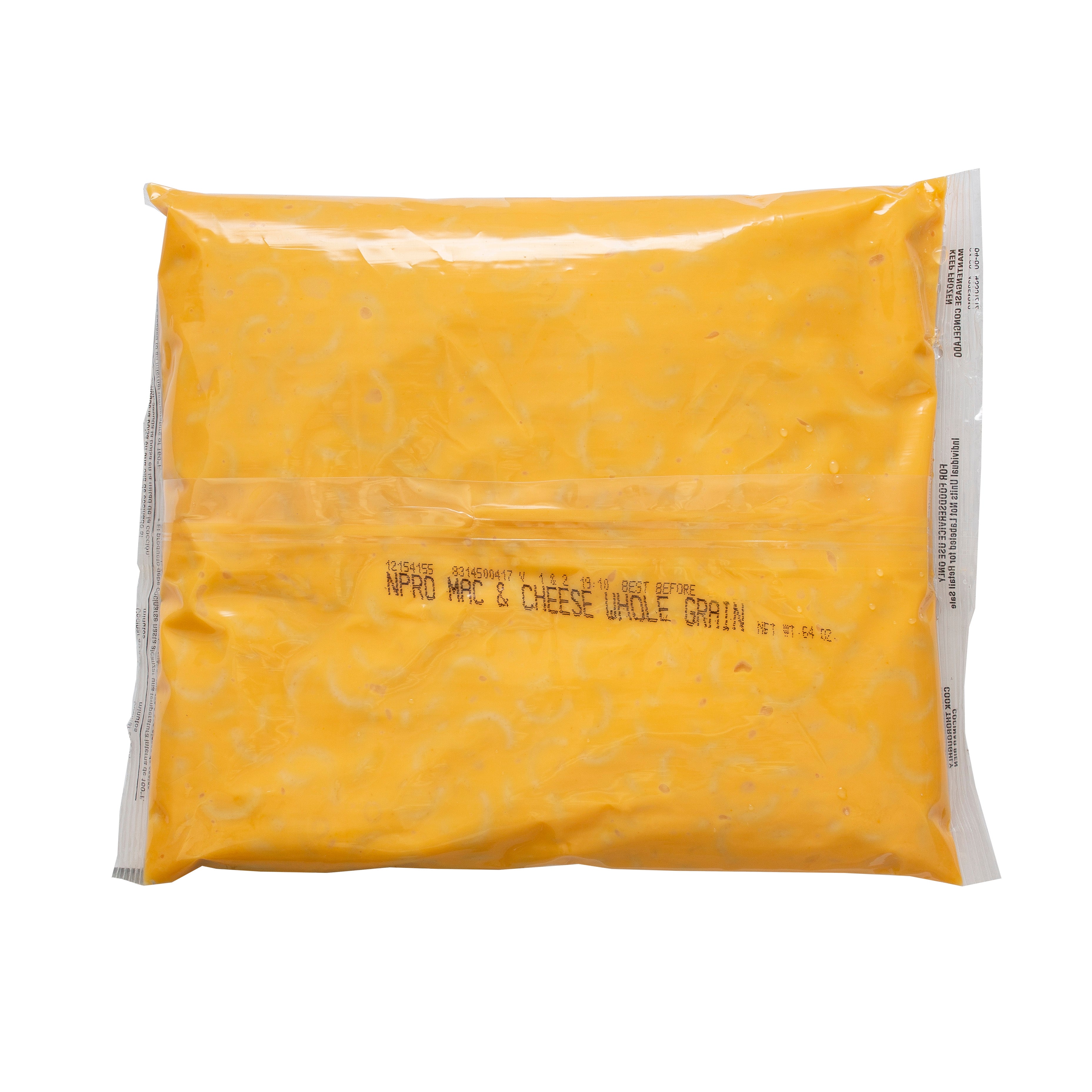 Stouffer's Whole Grain Macaroni & Cheese Pouches 4 Pound Each - 4 Per Case.