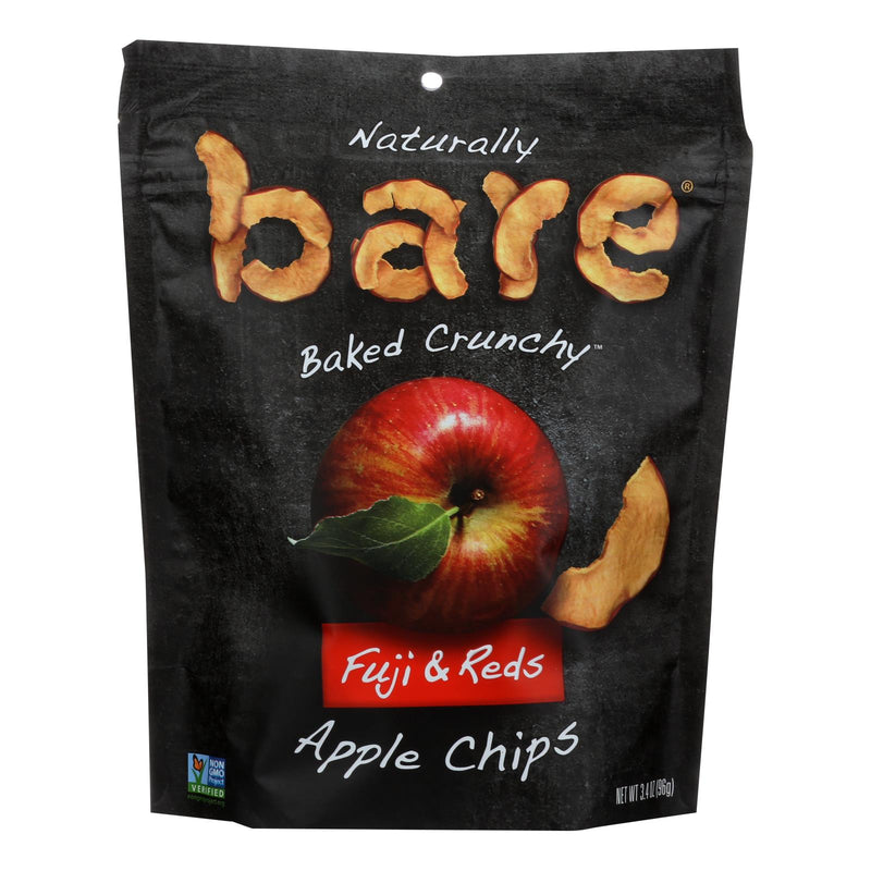 Bare Fruit Apple Chips - Fuji & Reds - Case of 12 - 3.4 Ounce