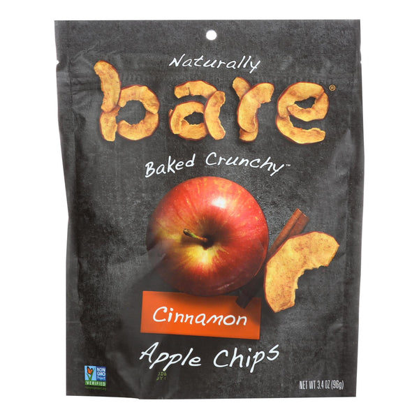 Bare Fruit Apple Chips - Cinnamon - Case of 12 - 3.4 Ounce