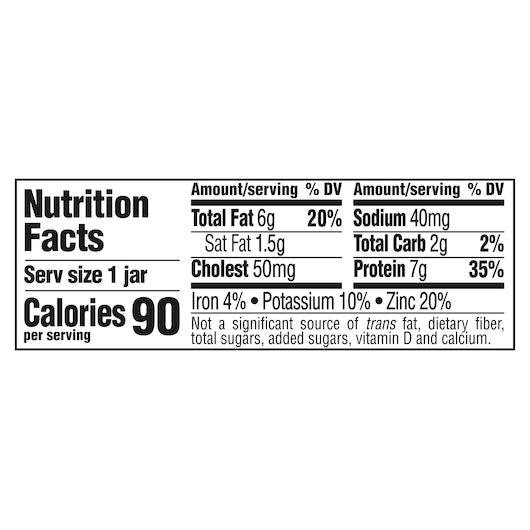 Gerber 2nd Foods Chicken And Gravy Baby Food Jars 2.5 Ounce Size - 10 Per Case.