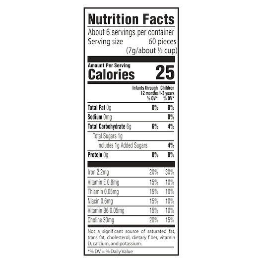 Gerber Graduates Cereal Snacks Strawberry Apple Puffs 1.48 Ounce Size - 6 Per Case.