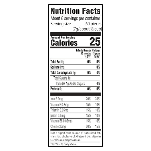Gerber Graduates Cereal Snacks Banana Puffs 1.48 Ounce Size - 6 Per Case.