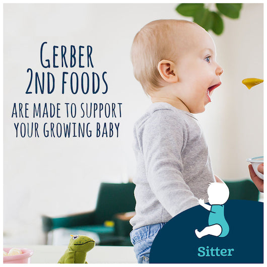 (2 pack of 4 Oz) Gerber 2nd Foods Applesauce Baby Food 8 Ounce Size - 8 Per Case.