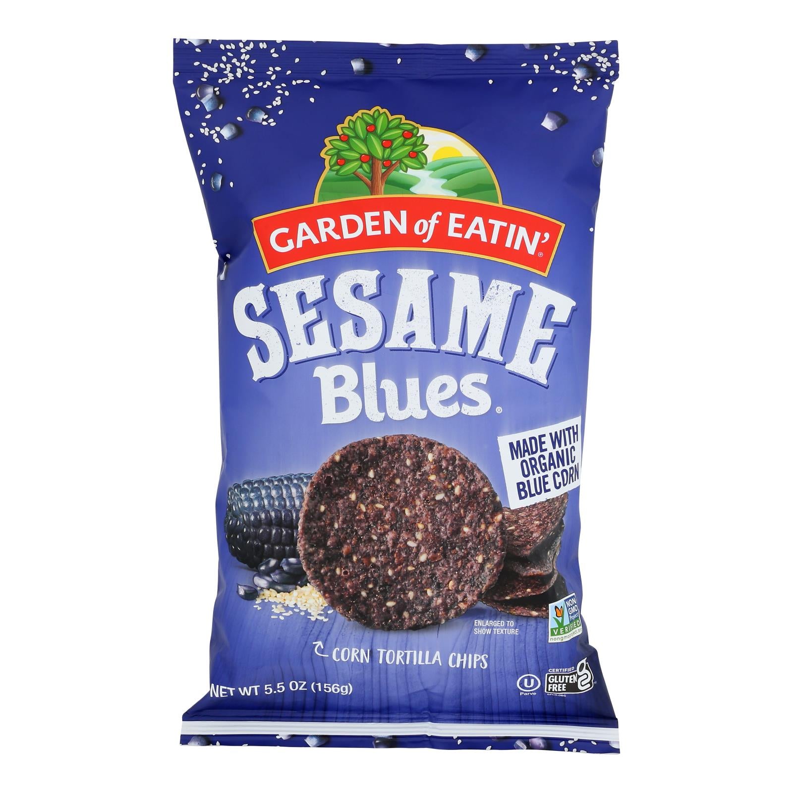 Garden Of Eatin' - Chip Blue Corn Sesame - Case of 12-5.5 Ounce