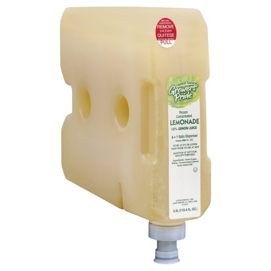 Florida Natural Growers' Pride from Concentrate Frozen lemonade 3.5 Liter - 3 Per Case.