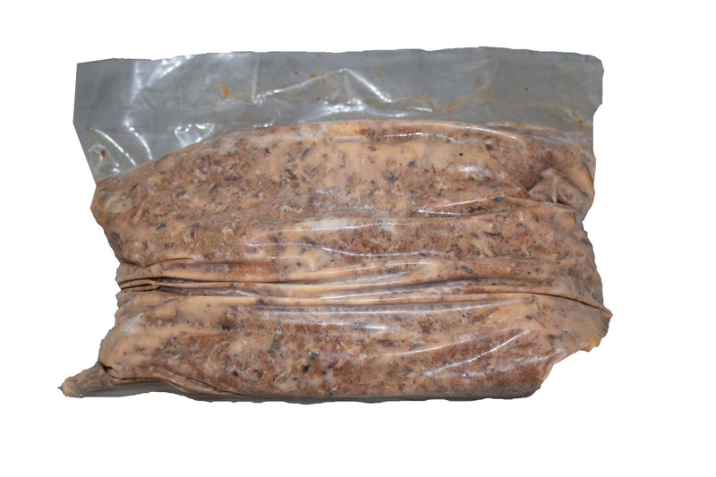 Hicks Hickory Smoked BBQ Boneless Beef Brisket Chopped With Sauce 5 Pound Each - 2 Per Case.