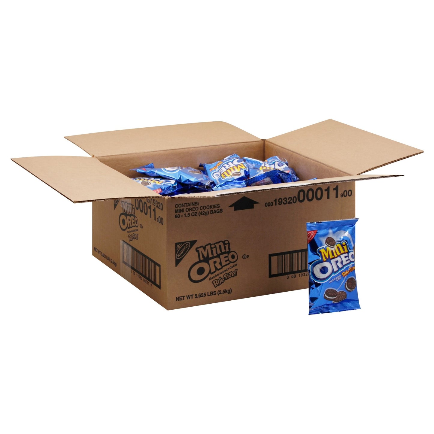 Oreo Mini Chocolate Sandwich Ck 1.5 Ounce Size - 60 Per Case.