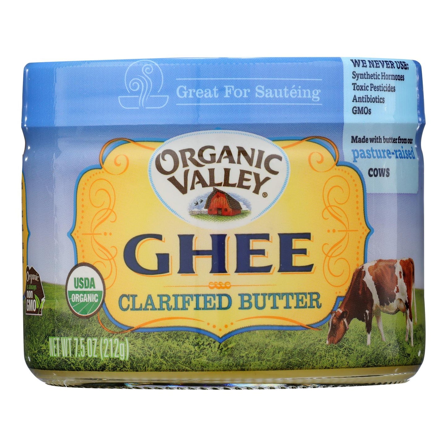 Purity Farms Ghee - Clarified Butter - Case of 12 - 7.5 Ounce.