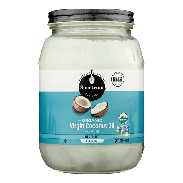 Spectrum Naturals Coconut Oil - Organic - Virgin - Unrefined - 29 Ounce