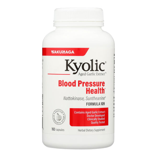 Kyolic - Aged Garlic Extract Blood Pressure Health Formula 109 - 160 Capsules