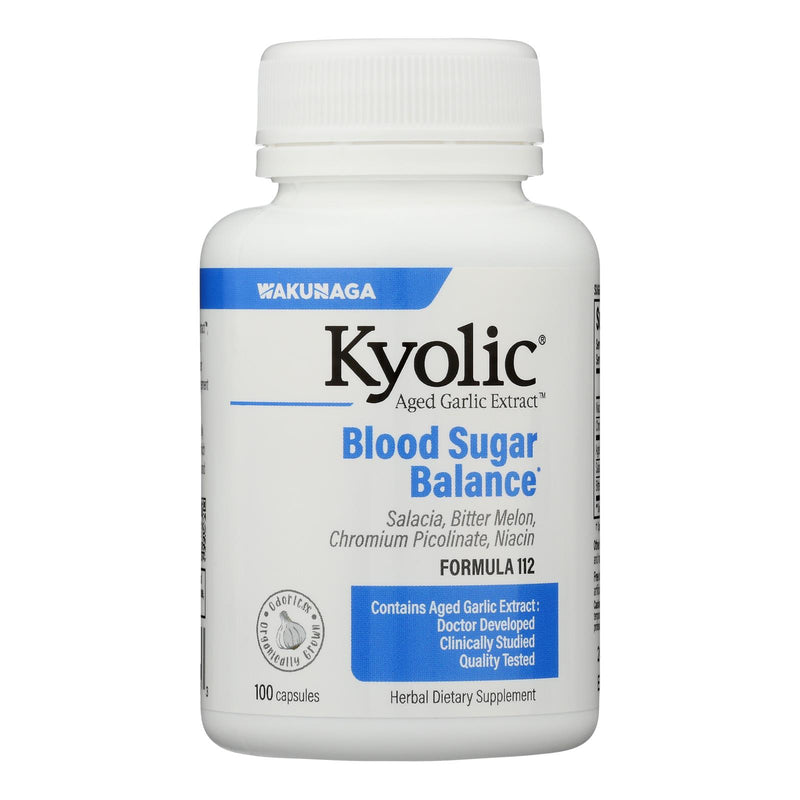 Kyolic - Aged Garlic Extract Blood Sugar Balance - 100 Capsules