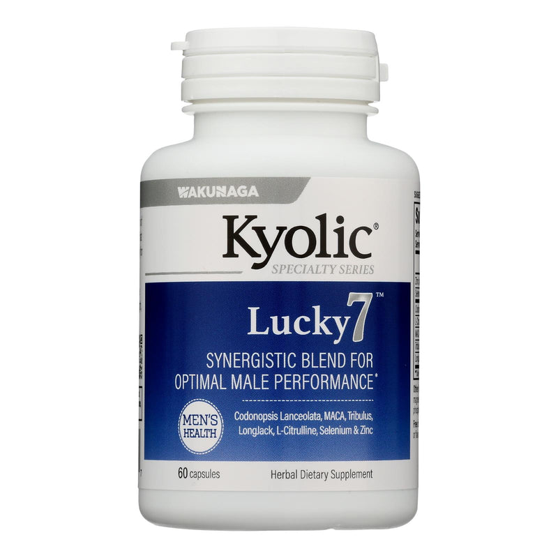 Lucky 7 Mens Performance Formula - Kyolic - 60 Capsules