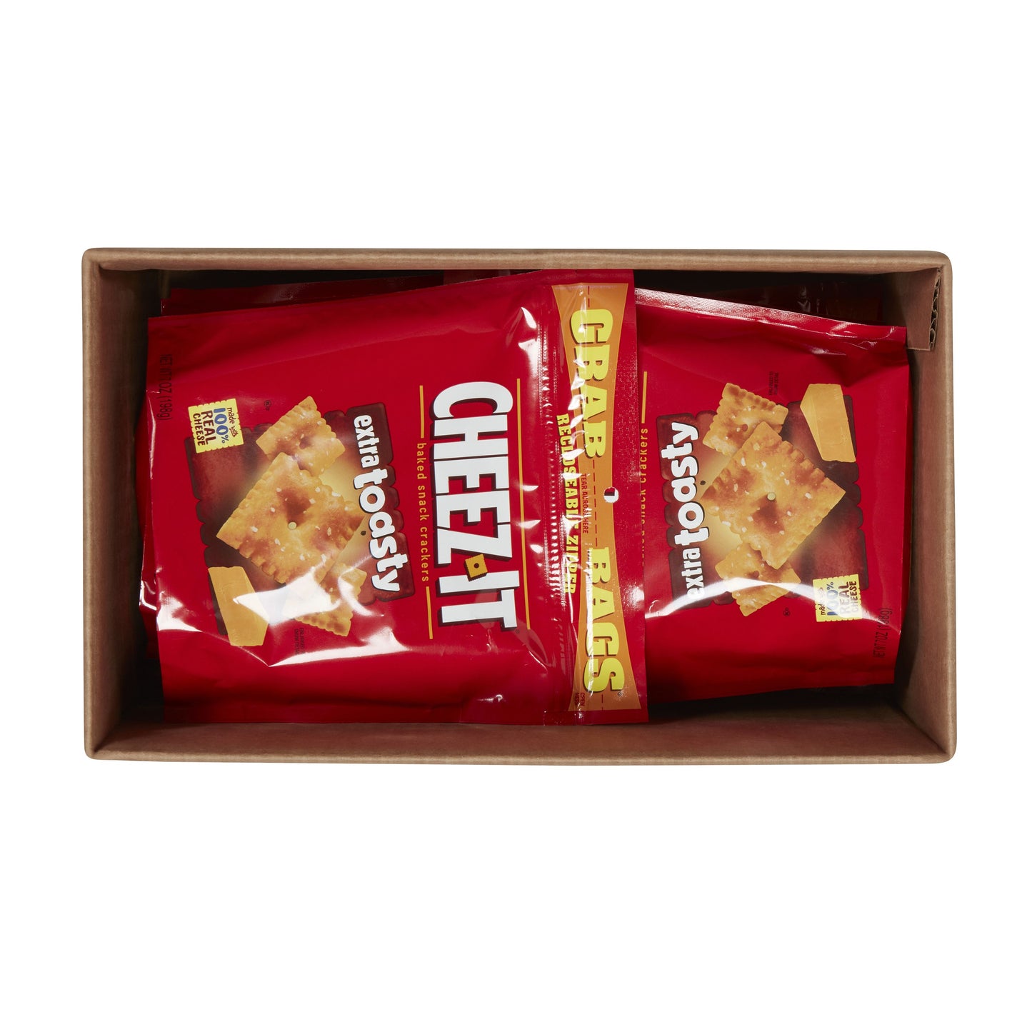 Kellogg's Cheez-It Crackers Extra Toasty, 7 Ounces - 6 Per Case.