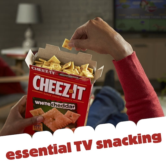 Kellogg's Cheez It Crackers White Cheddar 4.5 Ounce Size - 12 Per Case.