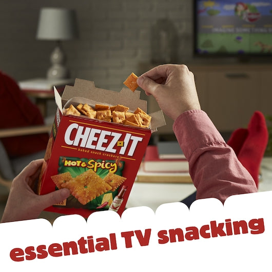 Kellogg's Cheez It Hot & Spicy Tabasco Cracker 7 Ounce Size - 12 Per Case.