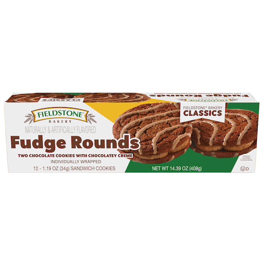 Fieldstone Bakery Fudge Round 1 Each - 192 Per Case.