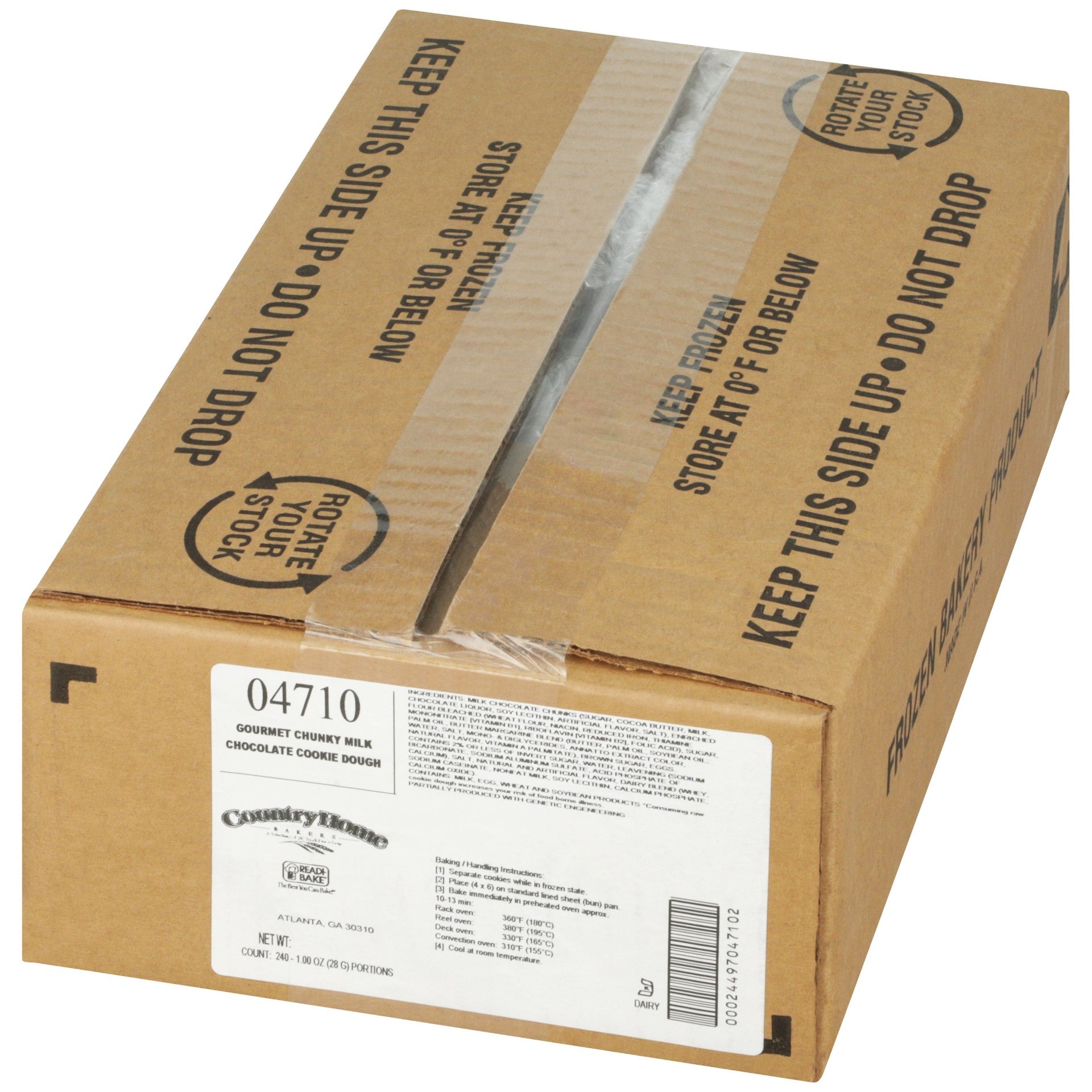 Gmt Ky Mlkchoc Cookie Dough 1 Ounce Size - 240 Per Case.
