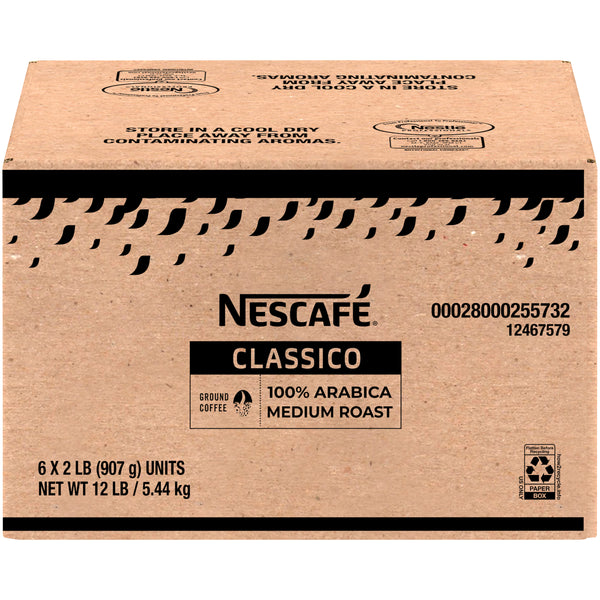 Nescafe Arabica Roast & Ground 2 Pound Each - 6 Per Case.