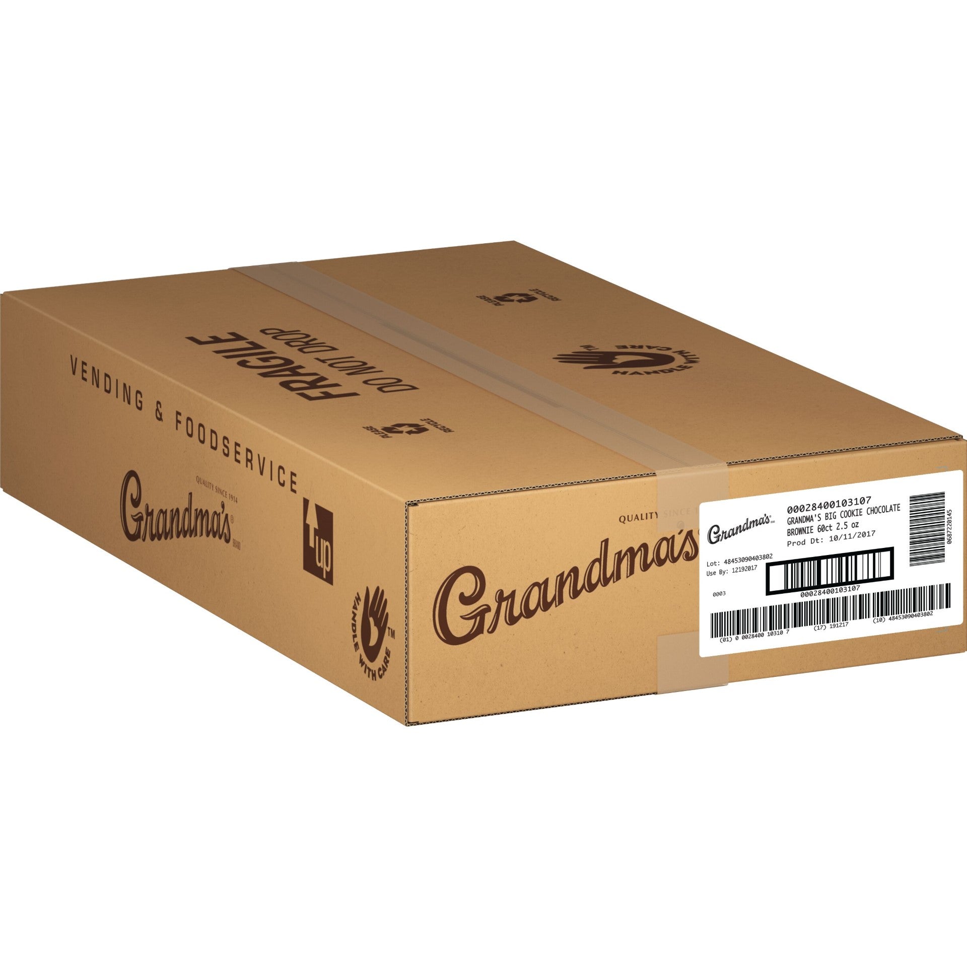 Fudge Chocolate Brown Bc 2.5 Ounce Size - 60 Per Case.
