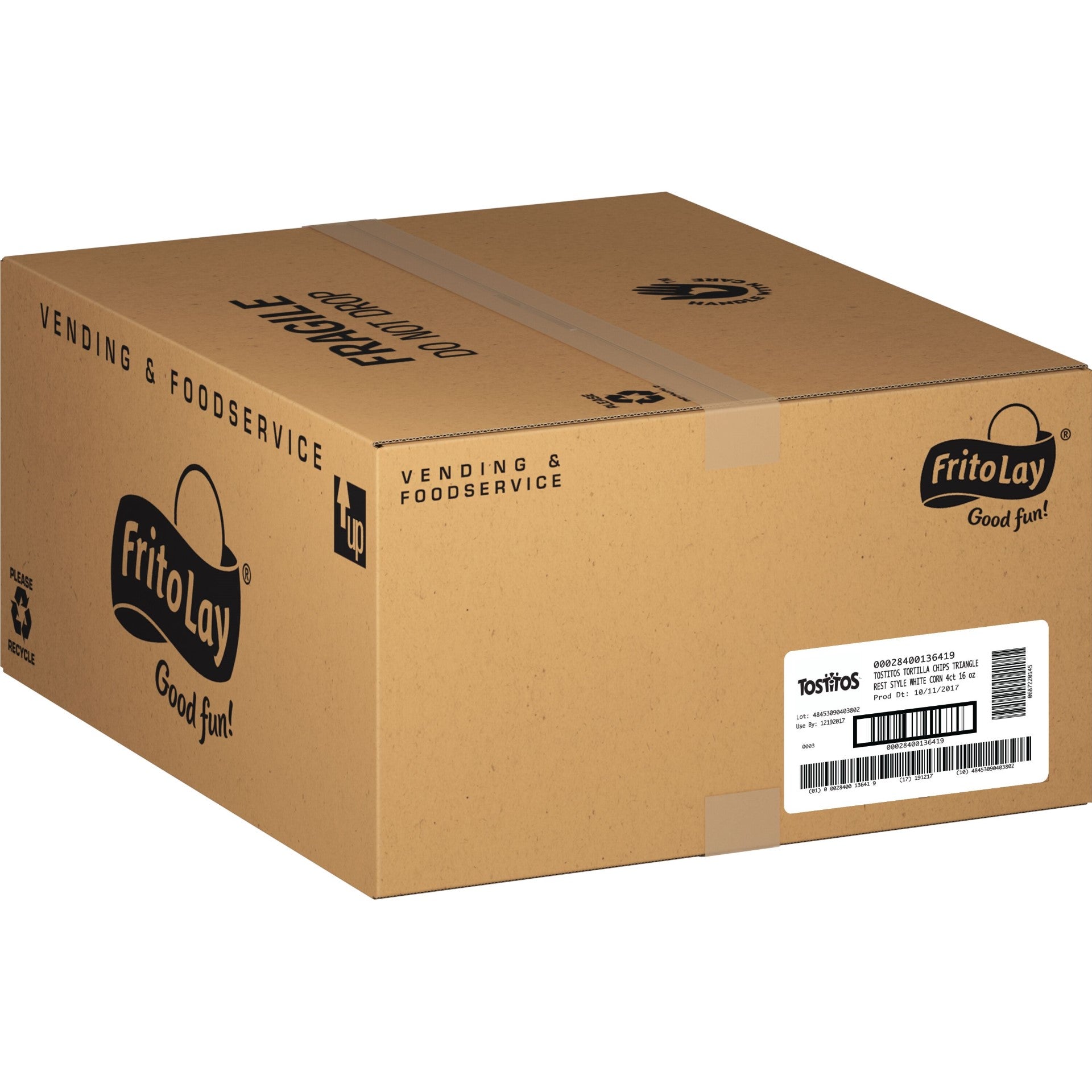 Bulk Restaurant Tostitos 16 Ounce Size - 4 Per Case.