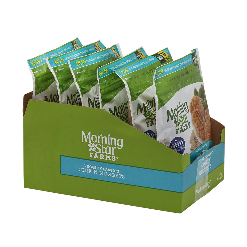 Morningstar Farms Veggie Classic Chik'n Nuggets 10.5 Ounce Size - 6 Per Case.