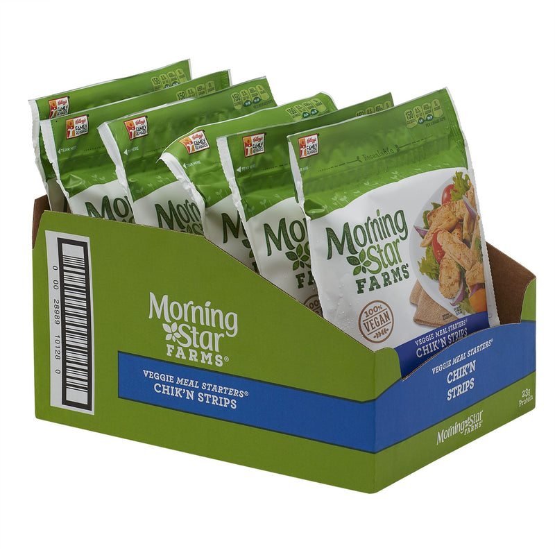 Morningstar Farms Veggie Meal Starter Chik'n Strips, 10 Ounces - 6 Per Case.