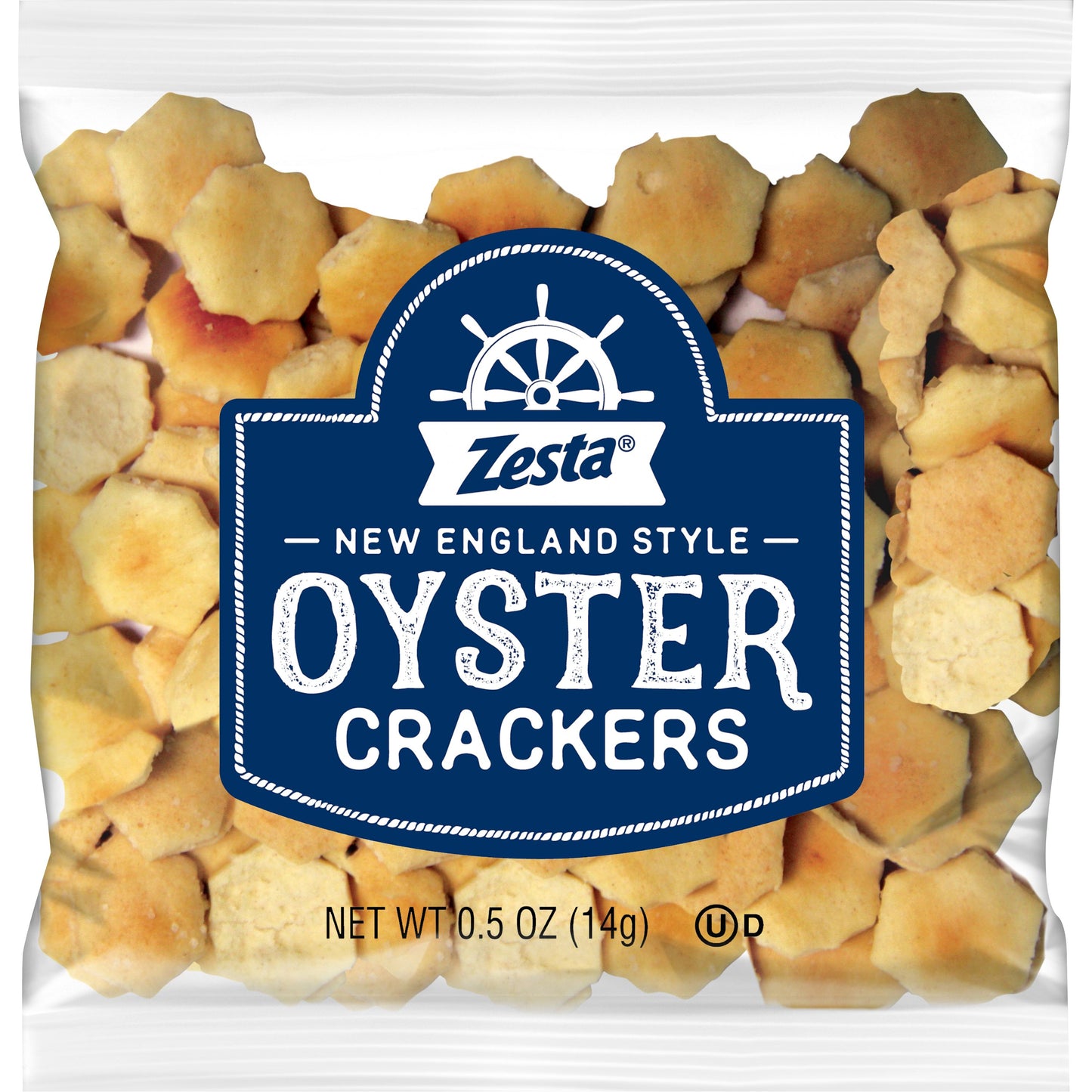 Kellogg's Zesta New England Style Oyster Cracker Large, 0.5 Ounces - 150 Per Case.