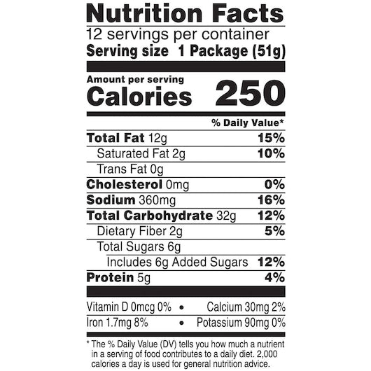 Kellogg's Keebler Kings Blend Toasted & Peanut Butter Cracker, 1.8 Ounces- 12 per box, 12 per case
