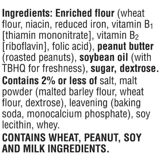 Kellogg's Keebler Kings Blend Toasted & Peanut Butter Cracker, 1.8 Ounces- 12 per box, 12 per case