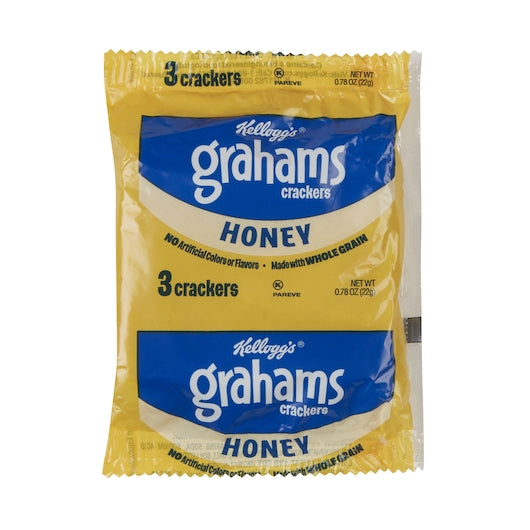 Kellogg's Honey Graham With Calcium Graham Cracker, 0.78 Ounces- 150 Per Case.