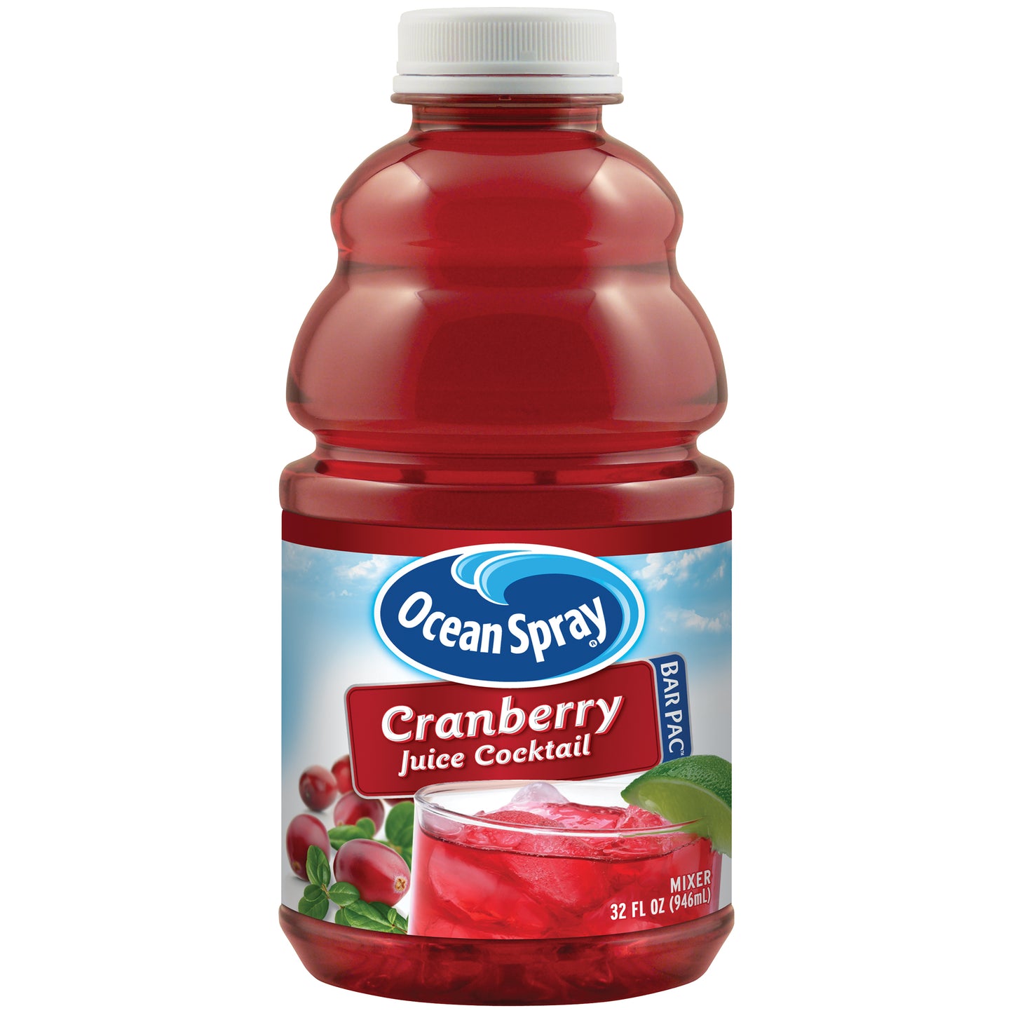 Cranberry Bar Pac Pet 32 Fluid Ounce - 12 Per Case.