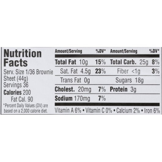Sara Lee Uniced Chocolate Uncut 12X16 Brownie 56 Ounce Size - 4 Per Case.